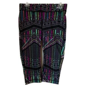 Fila Sport Running Multicolored Leggings Size S
